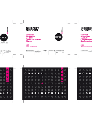 Gospel & Spirituals - Bellinzona - studio grafico capponi